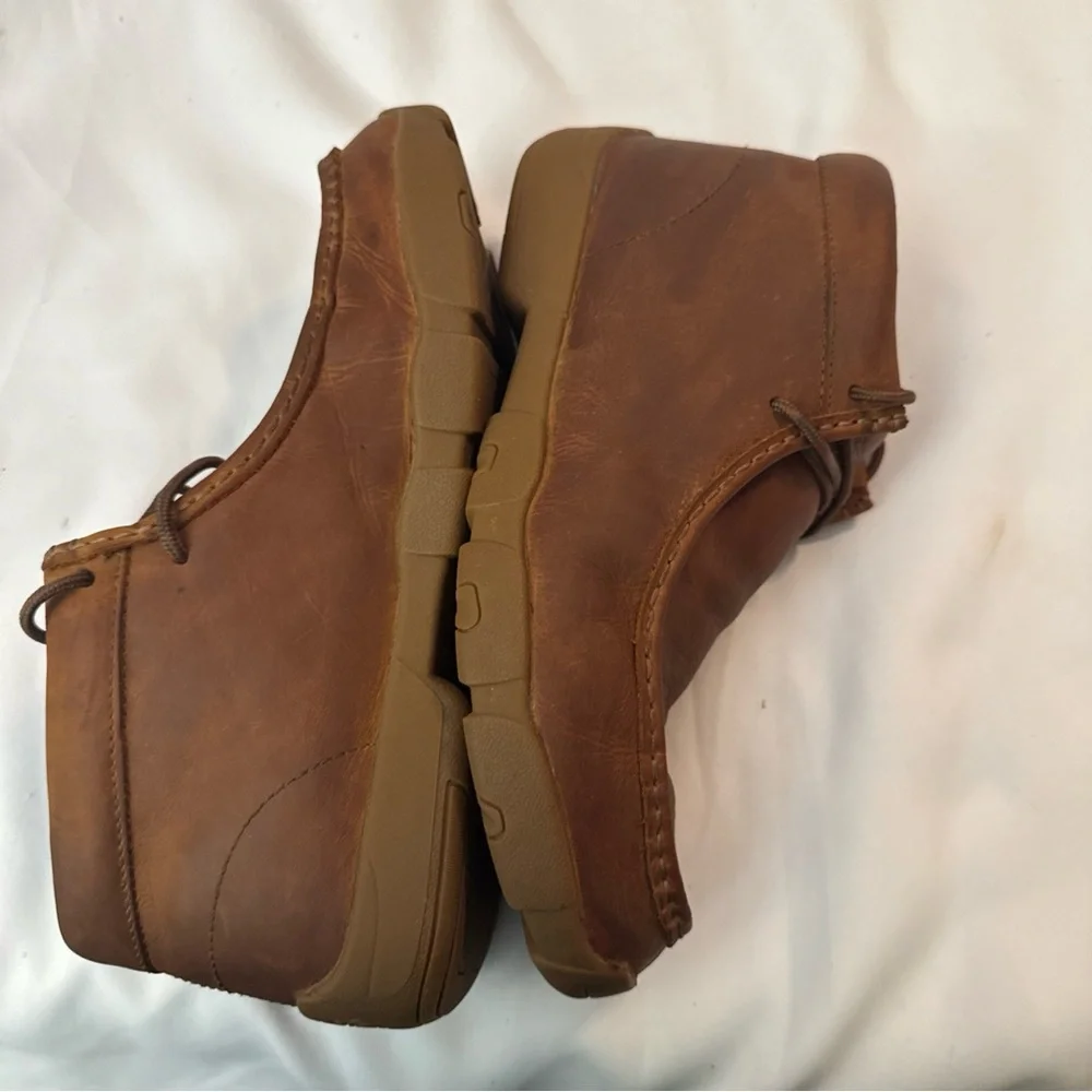 Justin Boots Brown Leather Men's Loafers